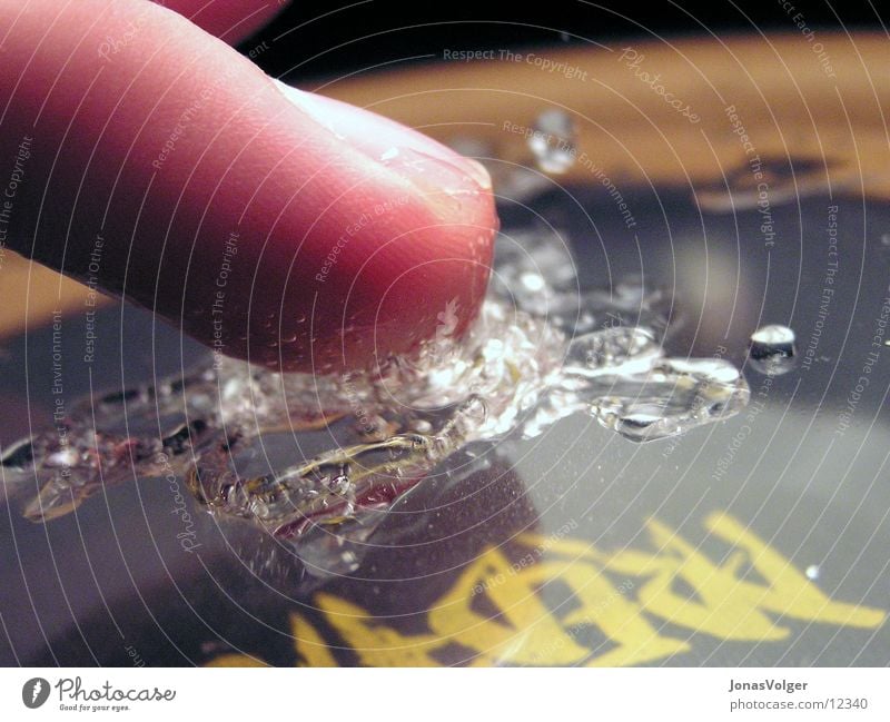 Forms of water 2 Clang Swing Macro (Extreme close-up) Close-up Water Movement Structures and shapes Drops of water