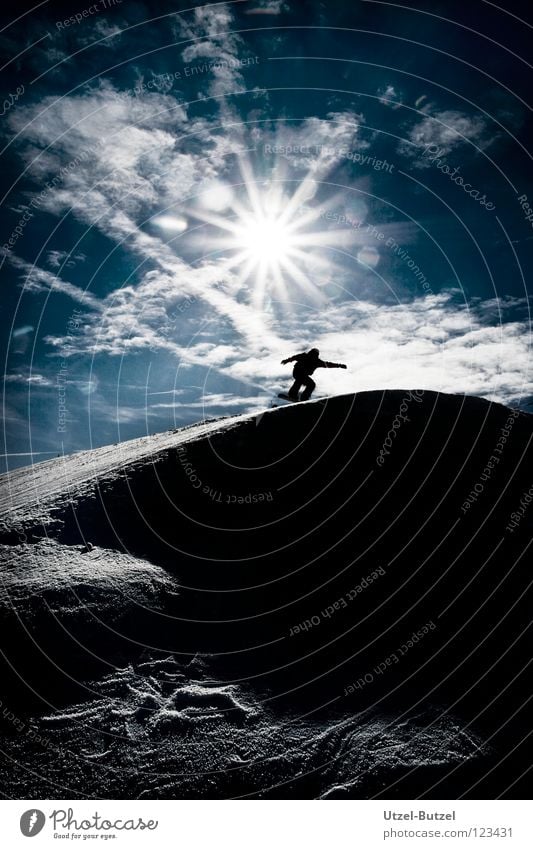 new land Multicoloured Clouds Infinity Freedom Silhouette Sunset Calm Action Harmonious Progress Friendship Snowboard Ramp Joy Playing Winter sports Sky