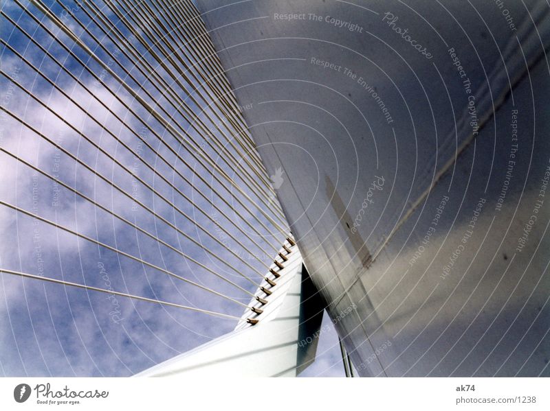 Erasmus bridge Rotterdam Bridge Detail