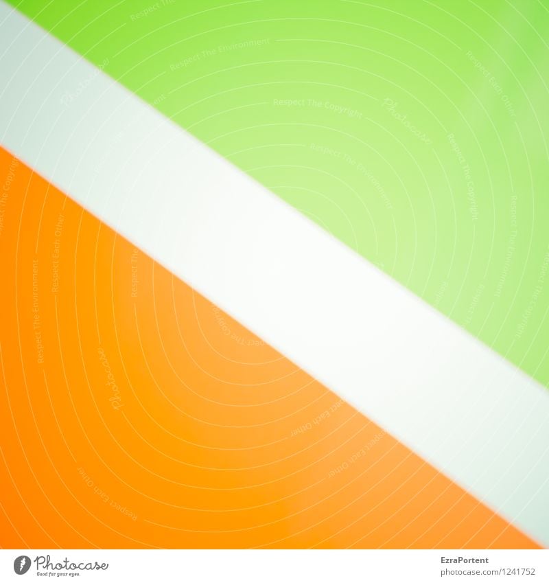 flixebile Elegant Style Design Sign Line Stripe Esthetic Bright Green Orange White Colour Structures and shapes Diagonal Geometry Illustration Graph Graphic