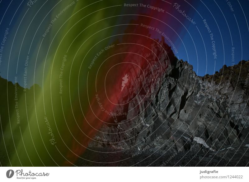 Iceland Art Dance Environment Nature Landscape Elements Climate Rock Coast Movement Esthetic Exceptional Dark Sharp-edged Cold Natural Crazy Wild Green Red