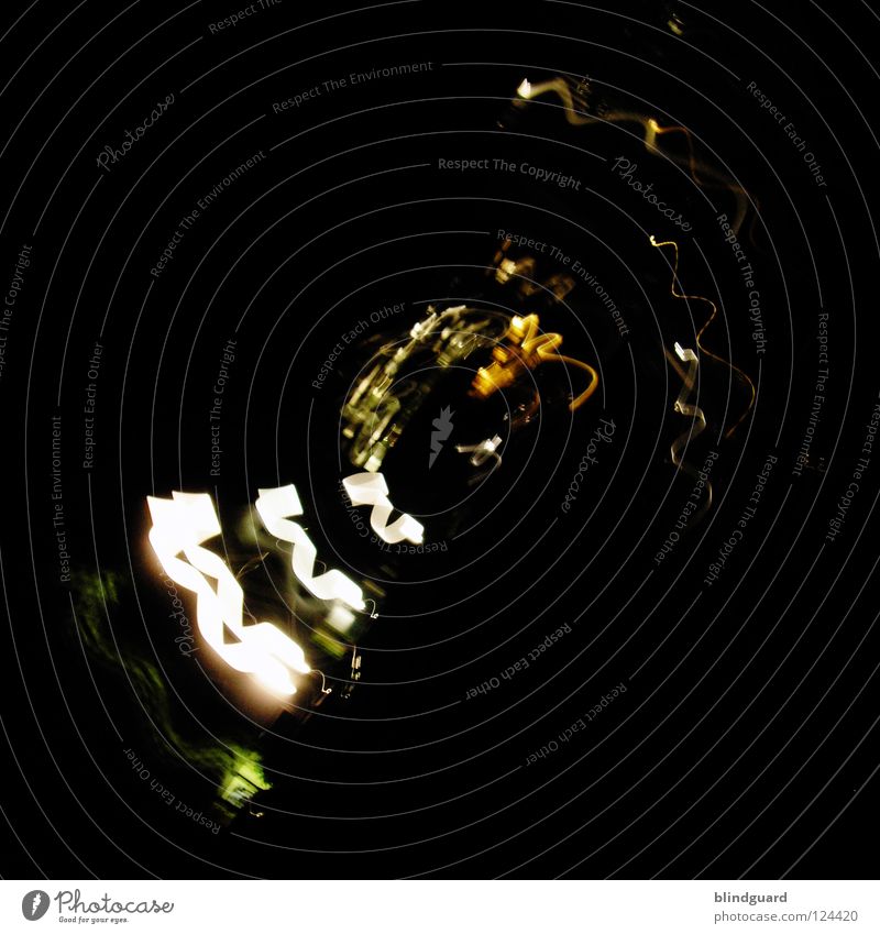 Rotating Lights Red Yellow Rear light Transport White Gray Diffuse Dark Night Abstract Movement Speed House (Residential Structure) Rotation Rotate Circle