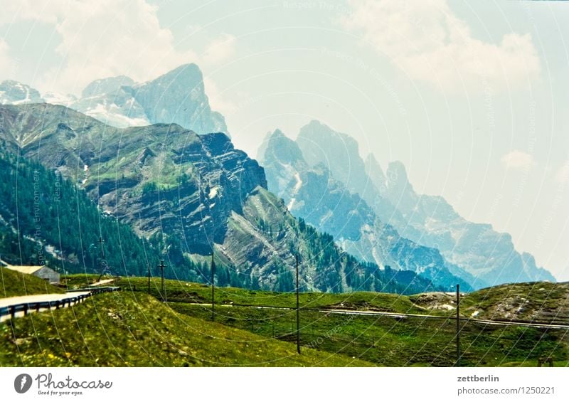 Italy (2) Europe Vacation & Travel Travel photography Tourism Landscape Mountain Valley Winding road Lanes & trails Footpath Street Pass Rock