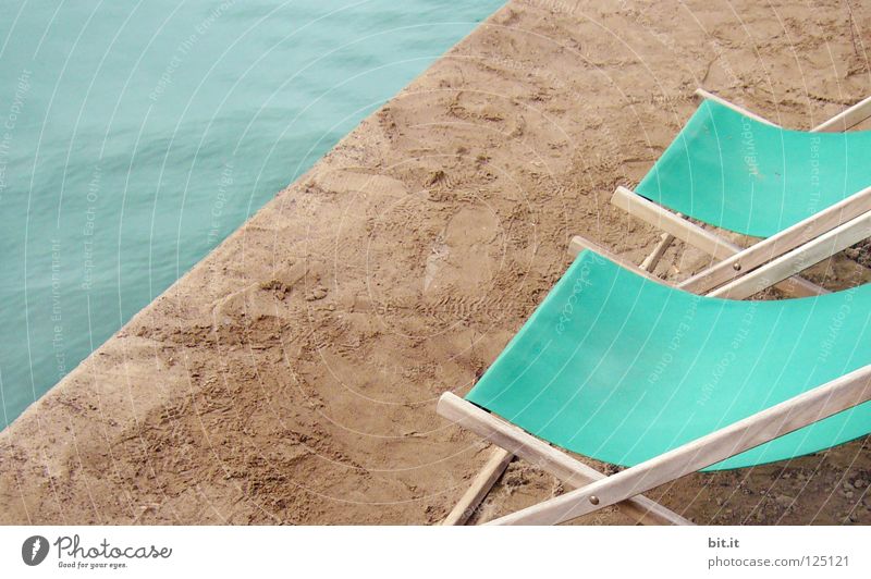 REST II Couch Deckchair Ocean Lake Beach Calm Relaxation Wellness Vacation & Travel Chair Beach life Balcony Terrace Sunbathing Beach bar Holiday season Bear