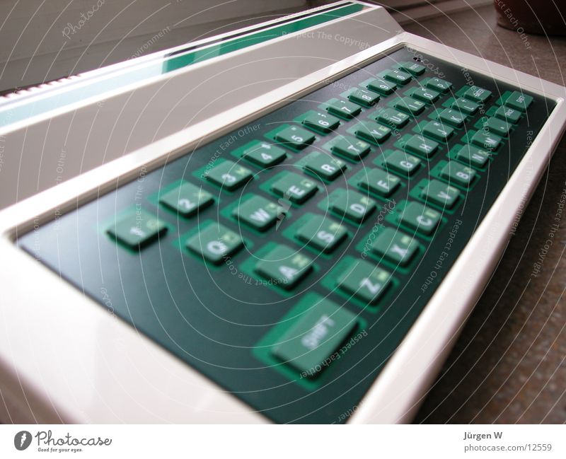 DV Stone Age Green Electrical equipment Technology Computer Old Keyboard stoneage