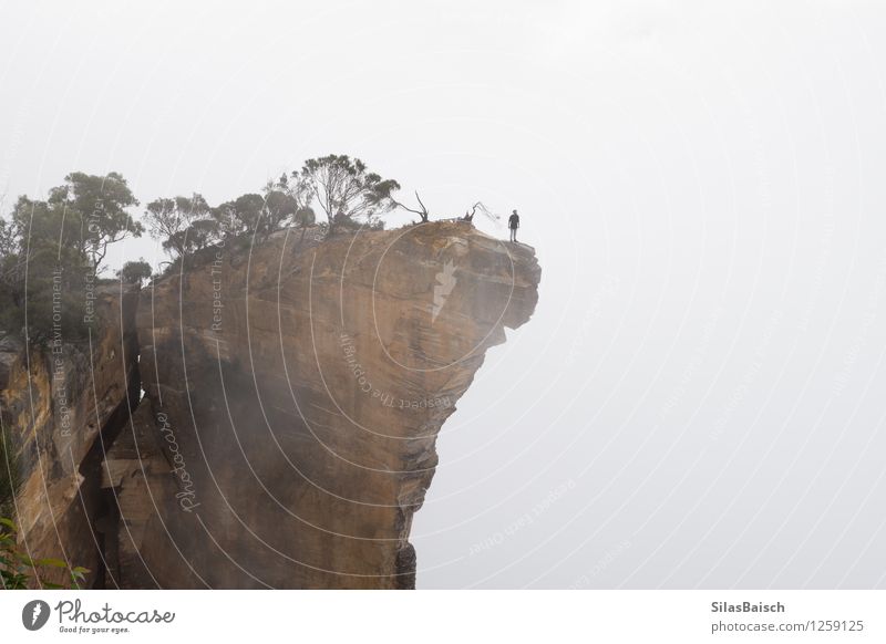 The Guy Who Is Standing On A Rock Vacation & Travel Tourism Trip Adventure Far-off places Freedom Expedition Camping Summer vacation Mountain Hiking Sports