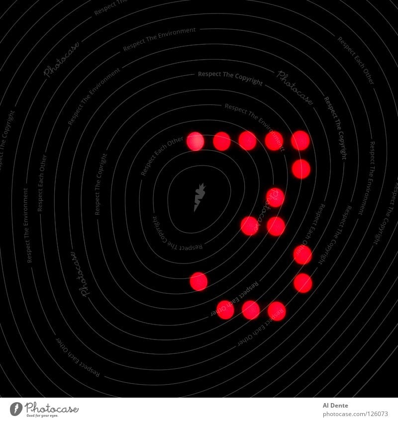 3 Digits and numbers Black Communicate three red Dot dots Digital photography electronic Modern dark Point