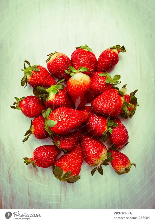 strawberries Food Fruit Dessert Nutrition Organic produce Vegetarian diet Diet Style Design Healthy Eating Life Summer Garden Table Nature Strawberry Vitamin