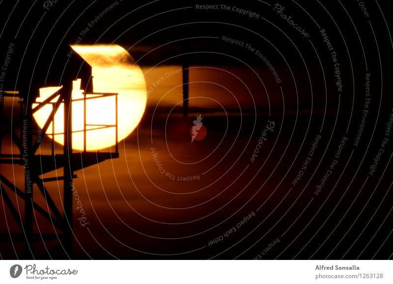 Our sun Landscape Air Sky Clouds Horizon Sun Sunrise Sunset Summer Wind Outskirts Authentic Far-off places Natural Brown Yellow Black White Enthusiasm Power