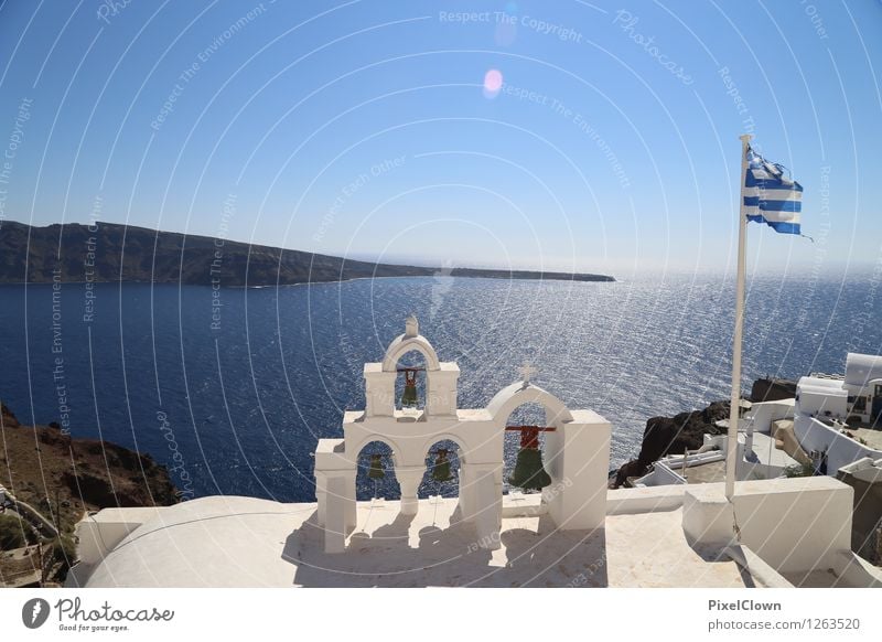 Santorini Lifestyle Luxury Vacation & Travel Tourism Cruise Summer vacation Ocean Entertainment Wedding Swimming & Bathing Water Hip & trendy Blue White Joy