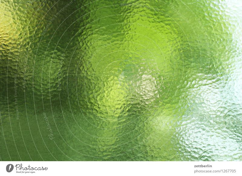 windows Window Glass Ribbed glass Frosted glass Blur Vantage point View from a window Abstract Background picture Pattern Watercolors Copy Space Summer Light