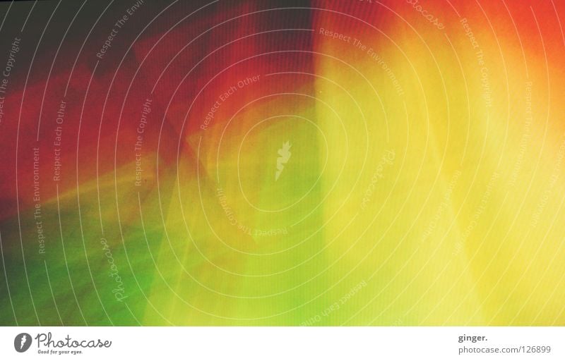 Color play 1 Stripe Movement Yellow Green Red Black Colour Play of colours Woven Delicate Soft Light (Natural Phenomenon) Motion blur Abstract