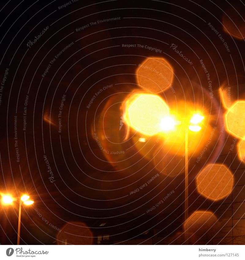 goofball Traffic light Light Long exposure Exposure Transport Night Road traffic Stop Stand Traverse Street lighting Lantern Lamp Duesseldorf