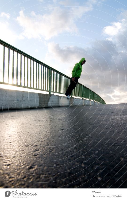 slanting position Tumble down Dangerous To fall Rubber Stand Beginning Bushes Direct White Green Rain jacket Loneliness Red Black Crazy Clouds Glittering