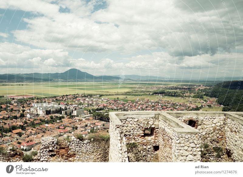 to the horizon Museum Architecture Nature Landscape Sky Clouds Field Hill Mountain Siebenbürgen Transylvania Village Small Town Skyline