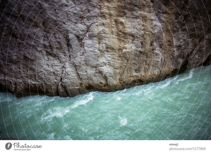 fluency Environment Nature Landscape Storm Wind Gale Canyon River Threat Turquoise Colour photo Exterior shot Deserted Day Wide angle