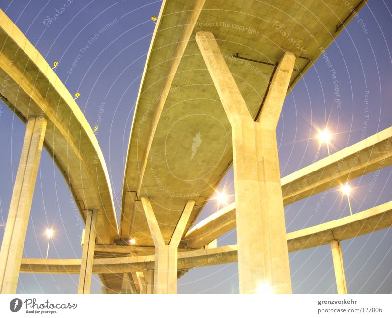 organism Night Bridge Concrete Gigantic Cold Might concrete pillar concrete plant Dipangkorn Rasmijoti Bridge cast concrete Mega Bridge