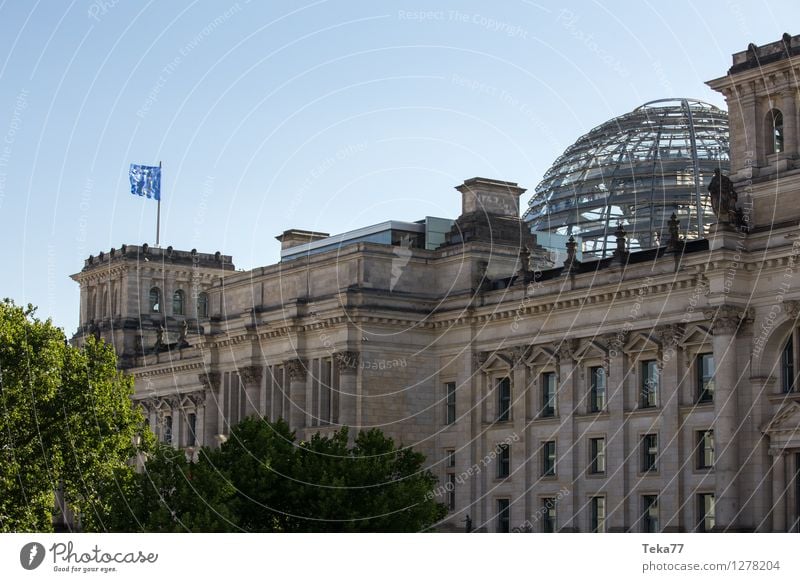 Bundestag II Vacation & Travel Human being Museum Berlin Capital city Populated Dome Manmade structures Building Architecture Facade Reichstag Esthetic Germany