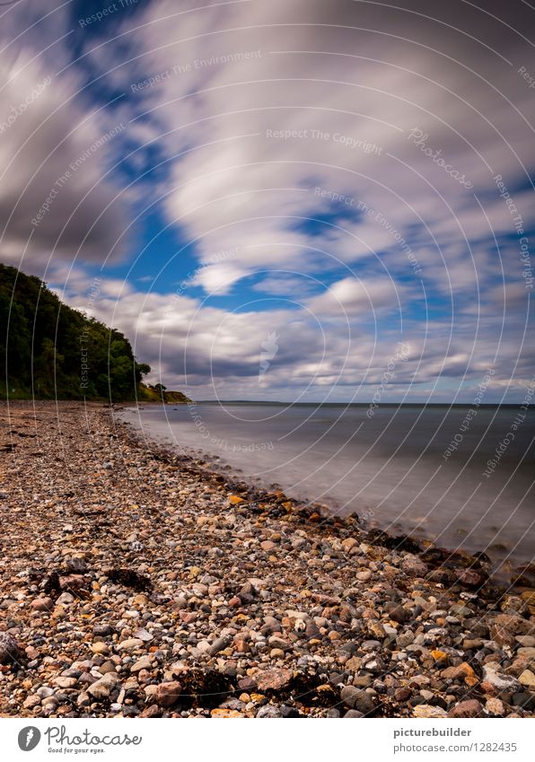 Clouds on the beach Relaxation Summer Beach Ocean Nature Spring Beautiful weather Coast Baltic Sea Stone Vacation & Travel Calm Colour photo Exterior shot