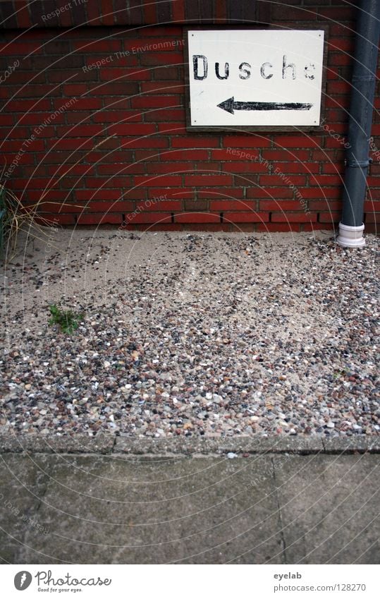 And now off under the... Wall (building) Brick Effluent Rainwater Typography Cleaning Concrete Left Playing Swimming pool Gymnastics Building