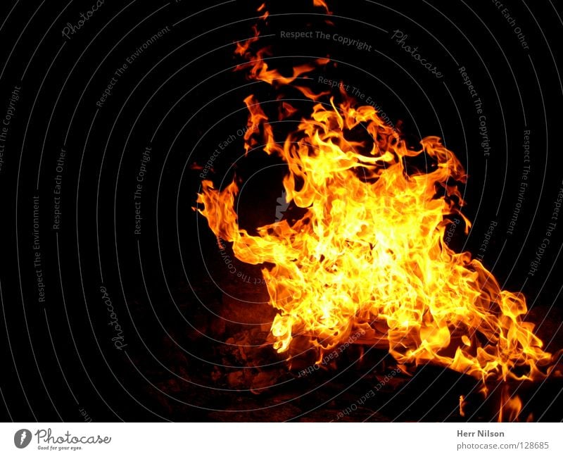 Fire in the sky II Physics Hot Barbecue (apparatus) Red Yellow Black Embers Burn Blaze Warmth Flame Orange Lighting