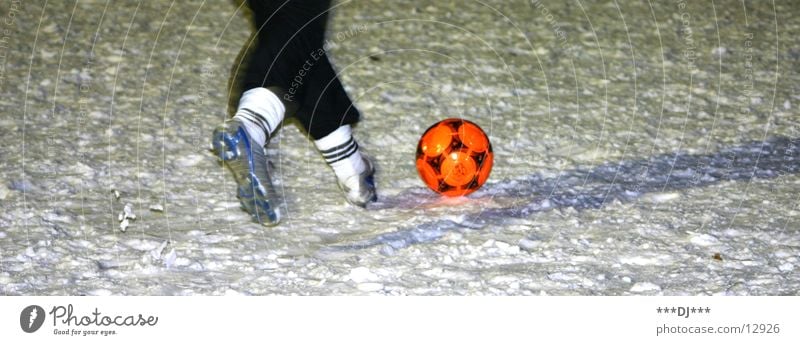 snowsoccer Playing Footwear Burl Practice Sports Snow Soccer Ball Sports Training Orange Legs Feet Uneven Winter sports Red Running Walking 1 Football boots