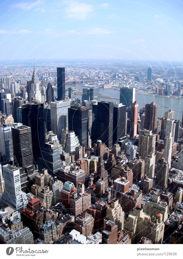 new york New York City Town Concrete House (Residential Structure) Architecture Building Grey Blue Beautiful weather