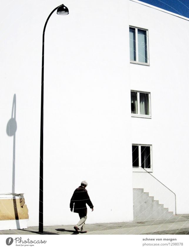 scenery Human being Feminine 1 Copenhagen Small Town Outskirts House (Residential Structure) Manmade structures Building Architecture Facade Concrete Going