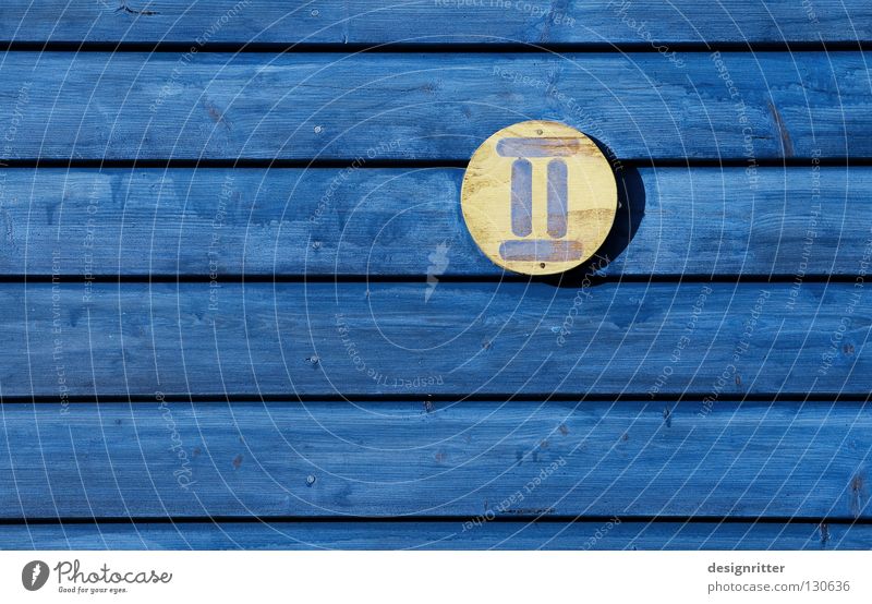 Swedish 2 House number Digits and numbers Yellow Wood Wooden house Novel Detail Blue Sweden two