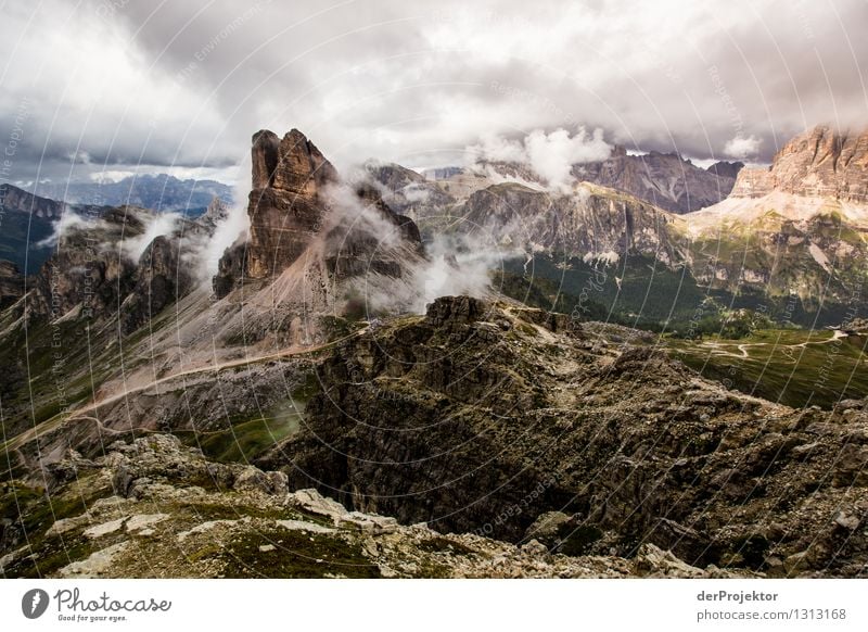 View from Rifugio Nuvolau Vacation & Travel Tourism Trip Adventure Far-off places Freedom Expedition Camping Mountain Hiking Environment Nature Landscape Plant