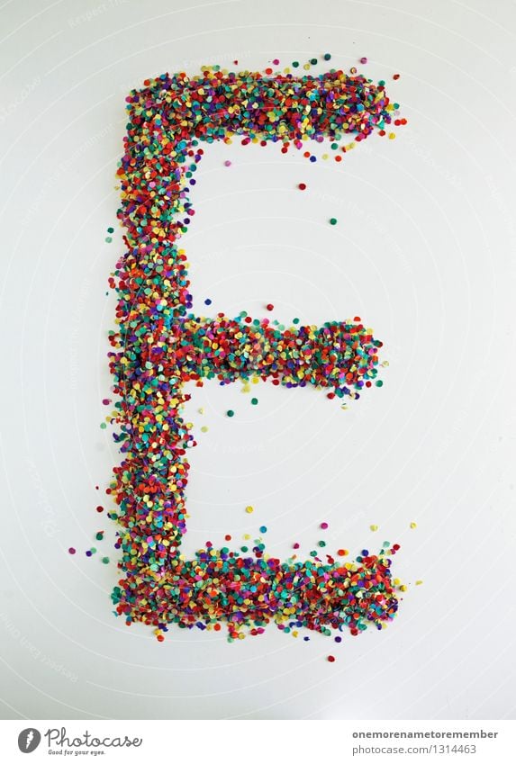 E like: =mc² Art Work of art Esthetic Letters (alphabet) Typography Creativity Design Design studio Design museum Many Confetti Point Colour photo Multicoloured