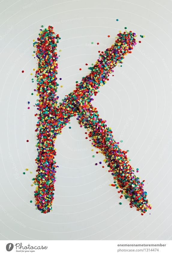 K like: muesli Art Esthetic Letters (alphabet) Typography Many Confetti Design Design studio Design museum Fashioned Point Multicoloured Colour photo