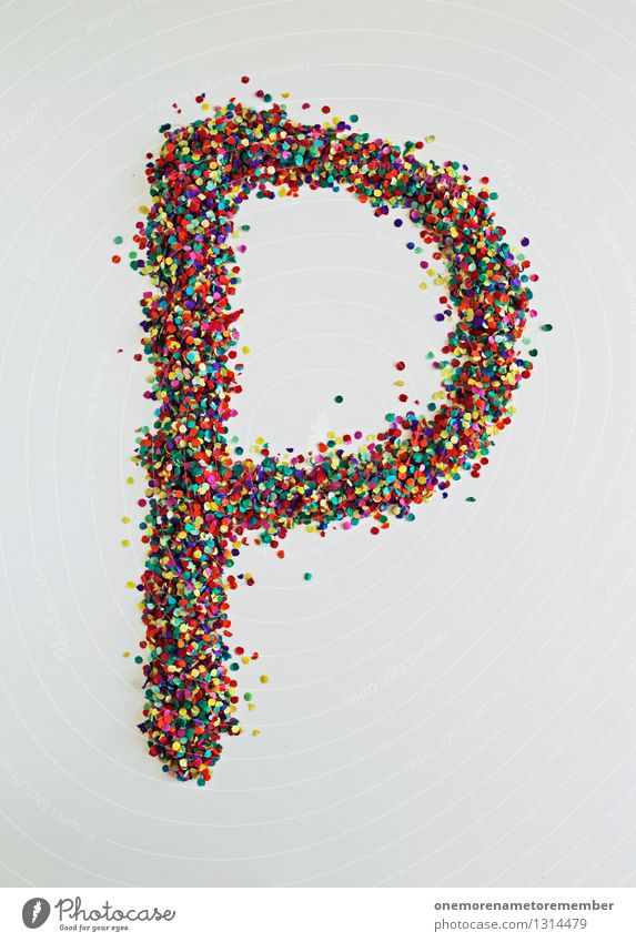 P like: enis Art Work of art Esthetic Penis Letters (alphabet) Typography Confetti Design Design studio Design museum Multicoloured Creativity Colour photo