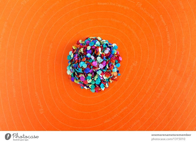 ... passing by this big round Art Work of art Esthetic Contentment Confetti Circle Circular Many Creativity Design Design studio Design museum Sphere Red Orange