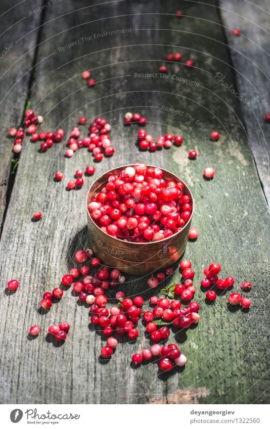 Cranberries in a bowl Fruit Eating Diet Bowl Table Kitchen Nature Autumn Fresh Bright Natural Juicy Red cranberry wooden cranberries ripe background food