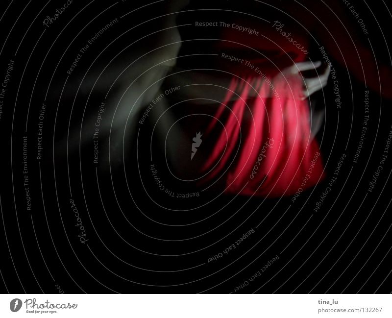 dancing in the dark VI Red Dark Hand Woman 3 Movement Swing Posture Shoulder Esthetic Vertical Beautiful Feminine Light Elegant Mysterious Long exposure Dance