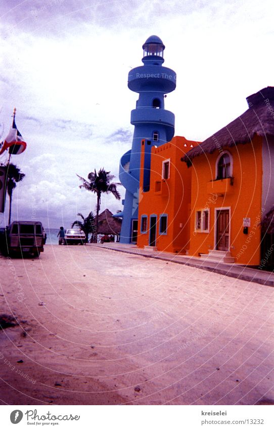 lighthouse Lighthouse Vacation & Travel Building Munich Mexico Orange Sky