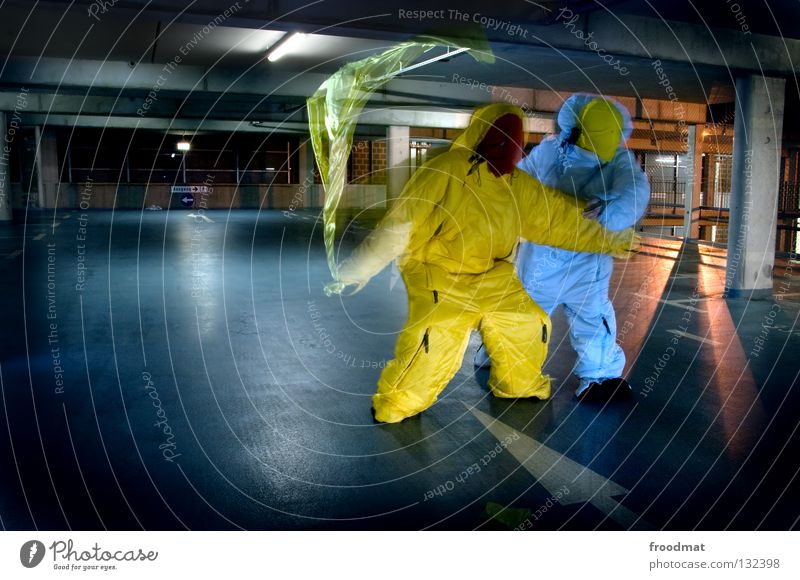 graugelb™ - winter edition Cottbus Gray-yellow Parking garage Yellow Suit Rubber Art Stupid Futile Hazard-free Crazy Funny Joy Transparent Light Sleeping bag