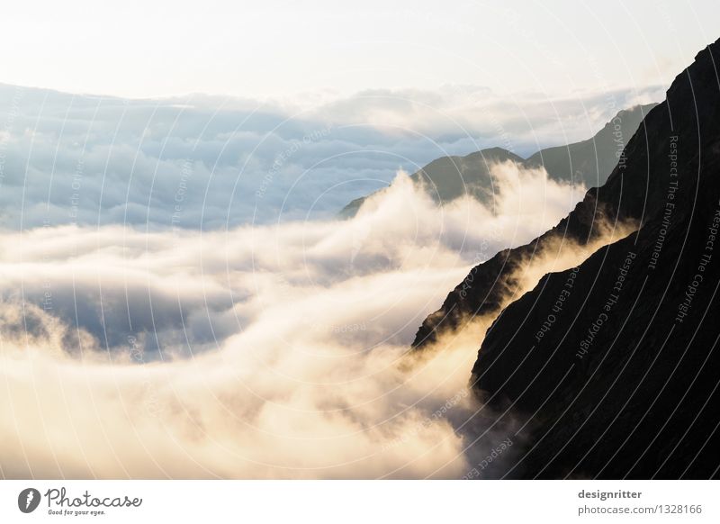 Wadden Sea Sky Clouds Sunrise Sunset Summer Beautiful weather Alps Mountain Peak Waves Coast Ocean Wangenitzsee hut Hohen Tauern NP lien Austria Esthetic Free