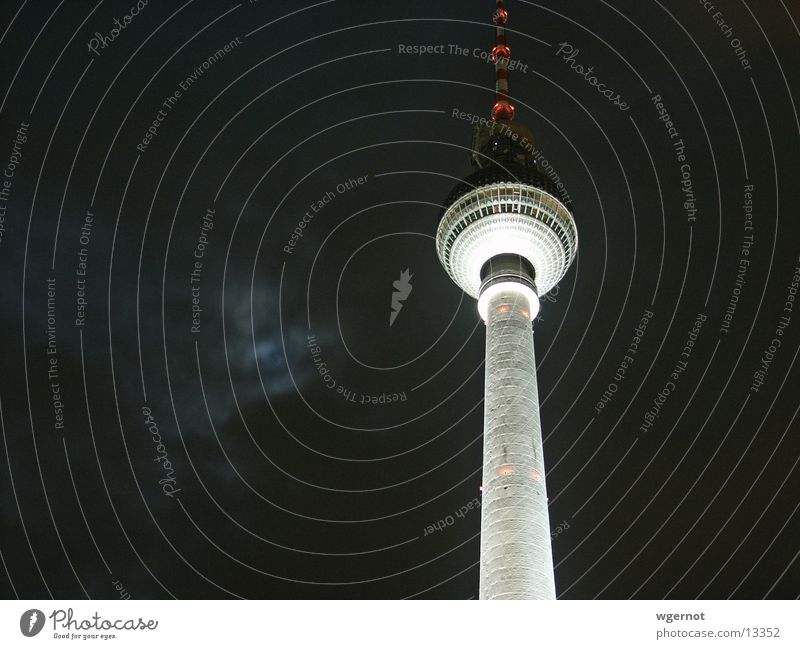 Berlin at night Night Architecture Berlin TV Tower