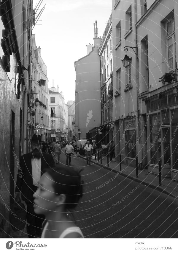 Inside Paris 2 Jewish Quarter Store premises Europe Black & white photo Street Architecture