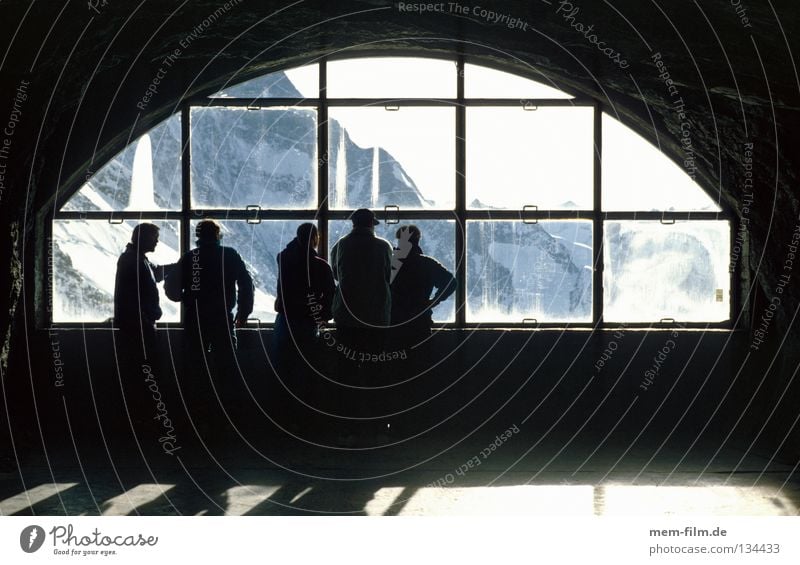 windows to the wall Eiger Window Tunnel Bernese Oberland Switzerland Grindelwald Glacier Tourist Mountain Train station north face eiger window Railroad