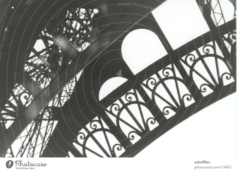 Eiffel tower_detail02 Eiffel Tower Paris Iron Building Architecture