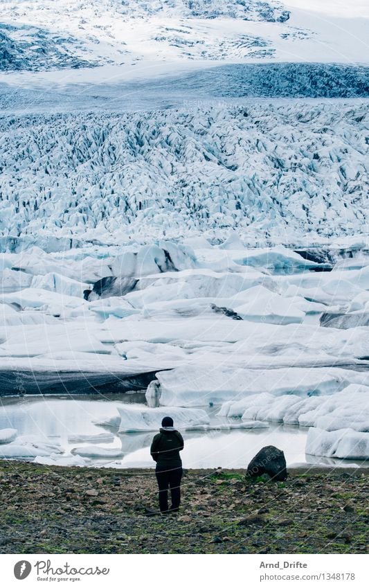 Iceland Vacation & Travel Tourism Trip Adventure Far-off places Sightseeing Snow Mountain Feminine Woman Adults 1 Human being 30 - 45 years Nature Landscape