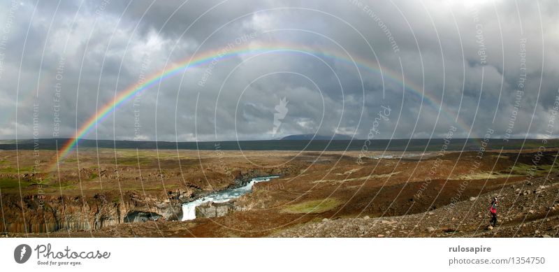 Iceland #3 Vacation & Travel Adventure Far-off places Freedom Nature Landscape Sky Clouds Storm clouds Sun Weather Rain Island High plain Looking Hiking