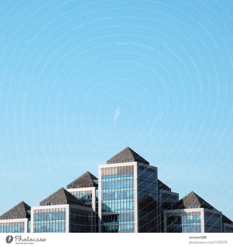 Pyramids of modern times. Town Work and employment Company Dublin Store premises Housefront High-rise Glass Glass construction Metal Metalware Steel Roof