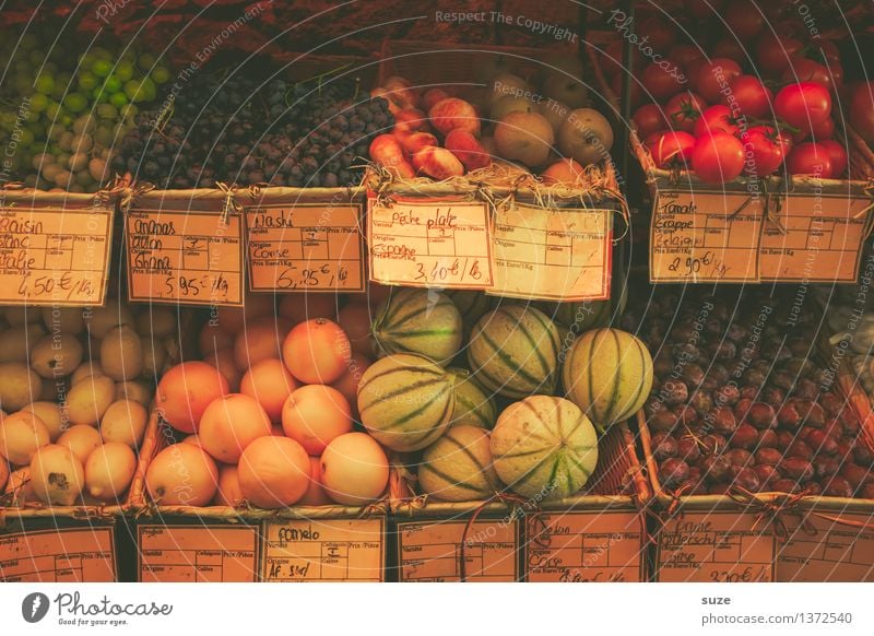 fruit stand Food Vegetable Fruit Orange Nutrition Vegetarian diet Healthy Eating Vacation & Travel Tourism City trip Summer Authentic Fresh Delicious Europe