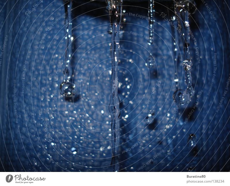 zippy Fresh Calm Water Bathroom Macro (Extreme close-up) Close-up Drops of water Blue The Ruhr Take a shower Snapshot