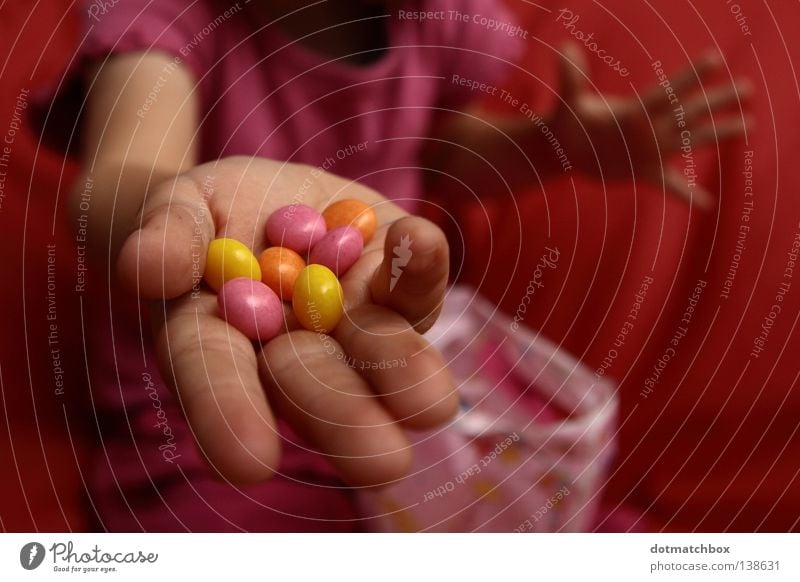 Want some? Hand Sweet Fingers Joy Candy give chocolate Pearl Eating Chocolate buttons