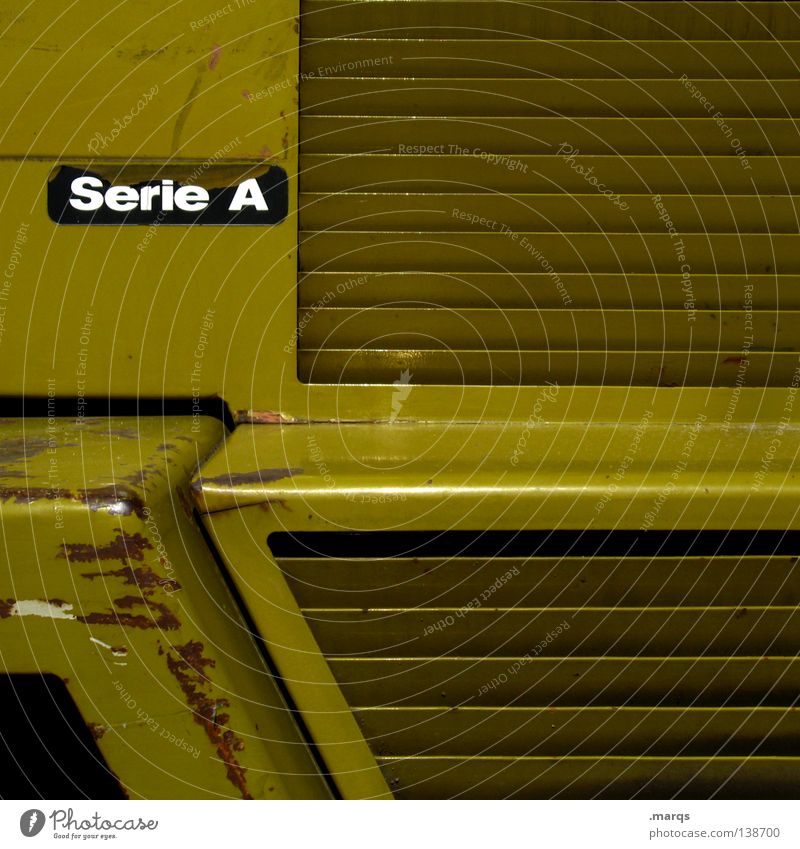 A Yellow Dirty Black Geometry Consistent Corner Rust Machinery Row Work and employment Obscure Old Industrial Photography Characters Classification Metal